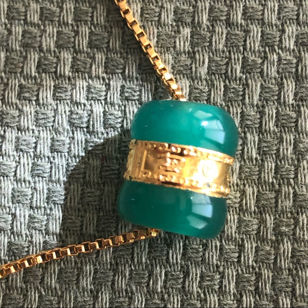 24k Jade pendent